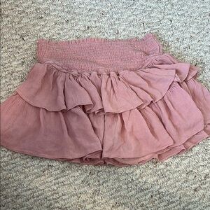 Pink Ruffled Skirt